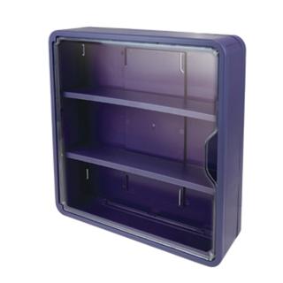 【Bパープル】3段式ミニフィギュアケース