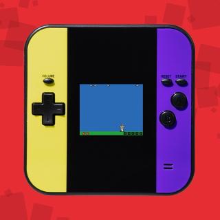 【Bイエロー&パープル】携帯ゲーム機 GameArk SQUARE