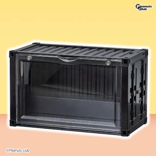 【Bブラック】LEDライト付きフィギュアディスプレイコンテナBOX 2