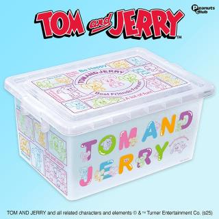 【トムとジェリー】【Bパープル】トムとジェリー クリアコンテナBOX Ver.2