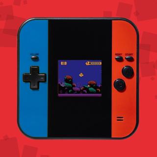 【Aブルー&レッド】携帯ゲーム機 GameArk SQUARE