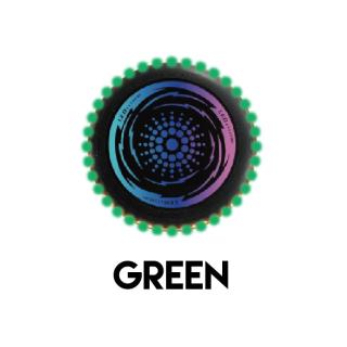 【Cグリーン】HYPE FLIP 光るフリスビー