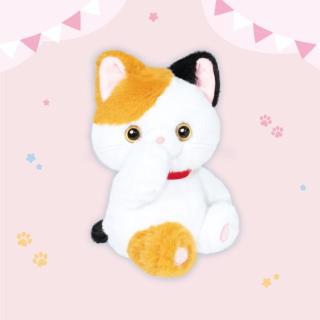 【Cモモ(三毛猫)】おしゃぶりにゃんこ ぬいぐるみ