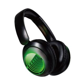 【Aブラック】LEDワイヤレスヘッドホンINFINITY