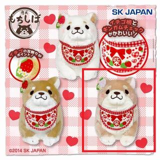 【Bさくら(毛色うす茶×いちご白)】忠犬もちしばガールズ おしゃれぬいぐるみ5