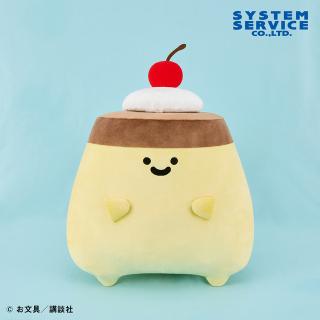 【お文具といっしょ】【プリンさん】お文具といっしょ クリームのっけ もちもちプリンさんぬいぐるみXL プレミアム