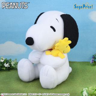 【スヌーピー】【スヌーピー＆ウッドストック】SNOOPY（TM) LLぬいぐるみ なかよしハグ
