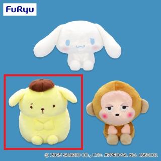 【サンリオ】【Bポムポムプリン】サンリオキャラクターズ しょんぼりっこBIGぬいぐるみ～シナモロール・ポムポムプリン・おさるのもんきち～