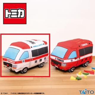 【トミカ】【A救急車】トミカ 特大サイズぬいぐるみvol.7