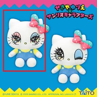 【サンリオ】【Aハローキティ(通常)】せきやゆりえ×サンリオキャラクターズ ぬいぐるみ ハローキティ