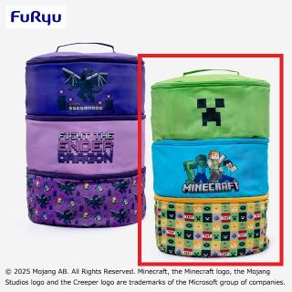 【マインクラフト】【Bクリーパー】マインクラフト 大きな三段収納バスケット