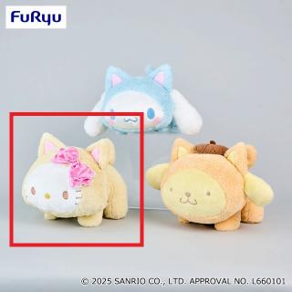 【サンリオ】【Aチャーミーキティ】サンリオキャラクターズ にゃんぐるみBIGぬいぐるみ～チャーミーキティ・シナモロール・ポムポムプリン～