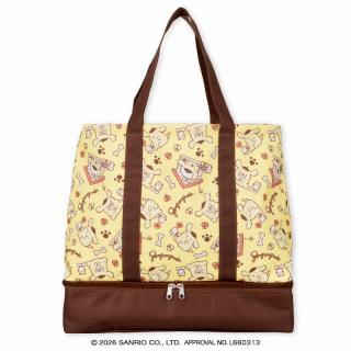 【サンリオ】ポムポムプリン 保冷ポケット付き2段トートバッグ