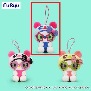【サンリオ】【Bスター】パンダ ハローキティ レトロサングラスマスコット