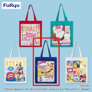 【ディズニー】【Dネイビー】ディズニーキャラクター Pop Pop Supermarket！ トートバッグ