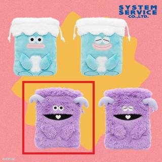 【ホイッピ&ラッピ】【Cラッピ(目開け)】ホイッピ＆ラッピ ふわふわ巾着