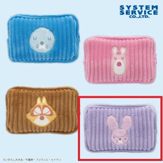 【ぼのぼの】【Dしまっちゃうおじさん】ぼのぼの アップリケコーデュロイポーチ