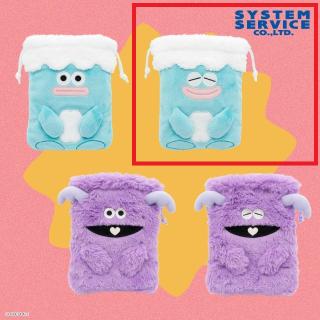 【ホイッピ&ラッピ】【Bホイッピ(笑顔/目閉じ)】ホイッピ＆ラッピ ふわふわ巾着