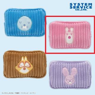 【ぼのぼの】【Bシマリスくん】ぼのぼの アップリケコーデュロイポーチ