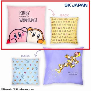 【星のカービィ】【Aメインビジュアル(P)(桃×黄)】カービィ play with ワドルディ 超BIGクッション