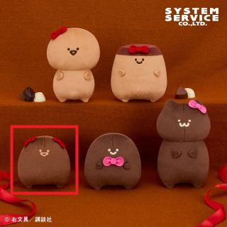 【お文具といっしょ】【Cゼリーさん】お文具といっしょ チョコレートカラーぬいぐるみ