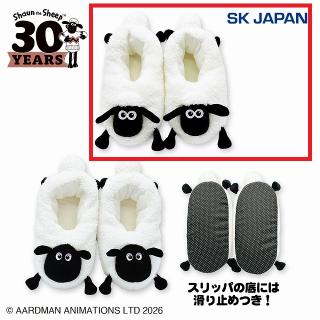 【ひつじのショーン】【Aショーン】ひつじのショーン もこもこスリッパ