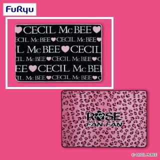 【CECIL McBEE】【A:CECIL McBEE】CECIL McBEE/ROSE FAN FAN ブランドロゴ毛布