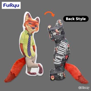 【ディズニー】【ニック】ズートピア WE LOVE YOU! -Nick Wilde- しっぽ付きダイカットクッション