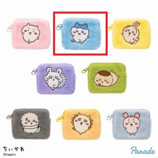 【ちいかわ】【Bハチワレ】ちいかわ ふわふわミニポーチ