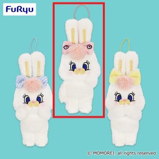 【MOMOREI】【Bフラワー(リボン:ピンク)】MOMOREI おしゃれなリボンマスコット～Rico～