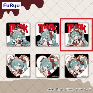 【初音ミク】【C】初音ミク×チロルチョコ スクエア缶バッジ