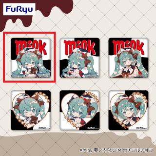 【初音ミク】【A】初音ミク×チロルチョコ スクエア缶バッジ