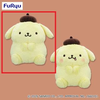 【サンリオ】【Aノーマル】ポムポムプリン まるまるおすわり超BIGぬいぐるみ