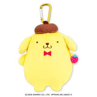 【サンリオ】【Cポムポムプリン】サンリオキャラクターズ いちごがま口ポーチ