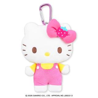【サンリオ】【Aハローキティ】サンリオキャラクターズ いちごがま口ポーチ