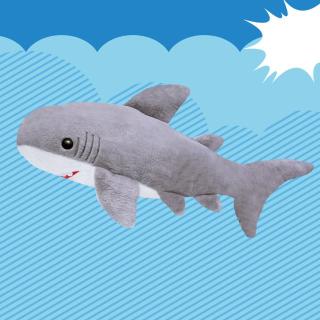 【Cダークグレー】でっかい！サメ ふわふわぬいぐるみ 120cm