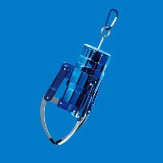 【Cメタリックブルー】MEGA NEWクレーンアームキーホルダー4