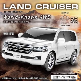 【TOYOTA】【Aホワイト】RC TOYOTA LAND CRUISER (0084)