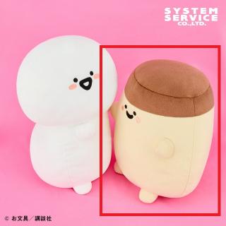 【お文具といっしょ】【Bプリンさん】お文具といっしょ お文具さん＆プリンさんだっこポーズぬいぐるみXL