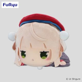 【しぐれうい】【しぐれうい(ベレー帽)】しぐれうい 寝そべりBIGぬいぐるみ①
