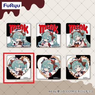 【初音ミク】【D】初音ミク×チロルチョコ スクエア缶バッジ