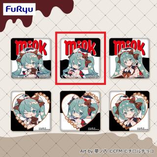 【初音ミク】【B】初音ミク×チロルチョコ スクエア缶バッジ