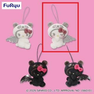 【サンリオ】【Bてんしウインク】パンダ ハローキティ こあくま×てんしマスコット