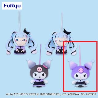 サンリオ】【Dクロミ(きょとん/服青)】雪ミク×クロミ もちぴこ