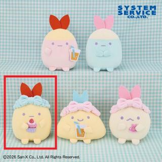 【すみっコぐらし】【Cえびふらいのしっぽ(カップケーキ)】すみっコぐらし 天使なえびてん くつろぎみにっコぬいぐるみ