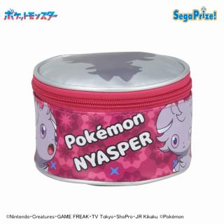 【ポケットモンスター】【Bニャスパー】ポケットモンスター レザー風ポーチ（EX）