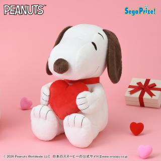 【スヌーピー】【Bホワイト】SNOOPY(TM) Lぬいぐるみ チョコカラー
