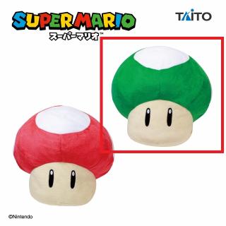 【スーパーマリオ】【B:1UPキノコ】スーパーマリオ 特大サイズぬいぐるみ スーパーキノコ/1UPキノコ