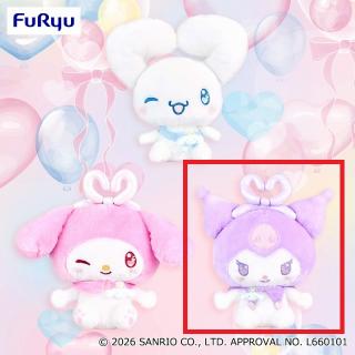 【サンリオ】【Cクロミ】サンリオキャラクターズ ぷんわりハートフルバルーンBIGぬいぐるみ
