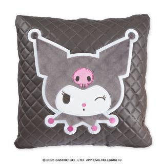 【サンリオ】【Bグレー】クロミ キルトスクエアクッション